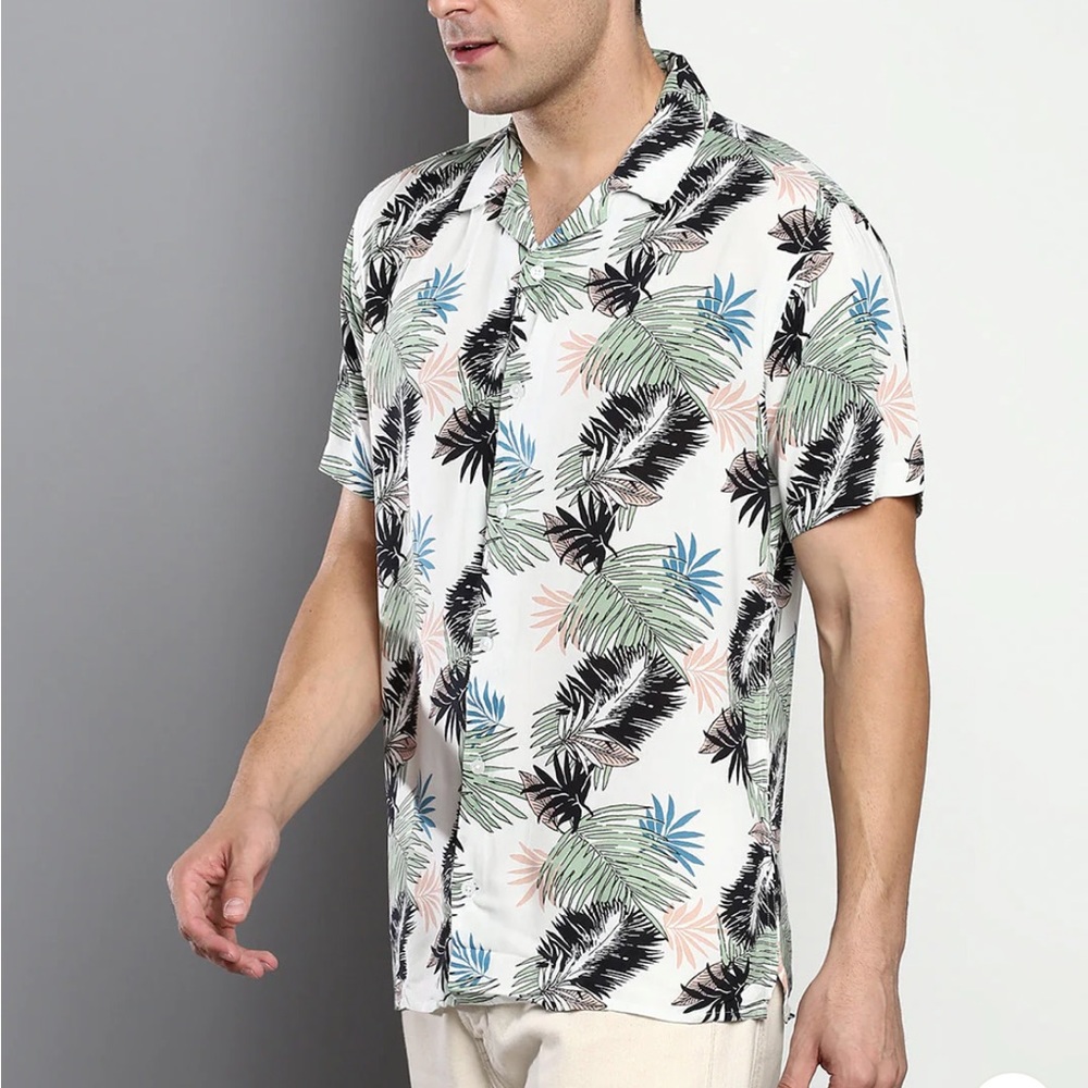 The Rail Hawaiian Print Shirt